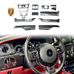 For Rolls-Royce Cullinan dry carbon car interior trims