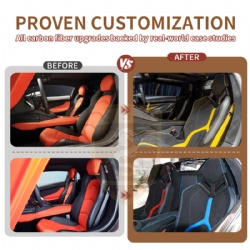 For Lamborghini Aventador LP700 svj dry carbon fiber seat