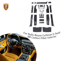 RR063 For Rolls-Royce Cullinan 5-Seat BB style Carbon Fiber Interior